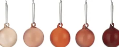 Iittala Juletræspynt<glaskugler 4 cm 5-pak rød