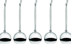 Iittala Figurer & Skulpturer|Juletræspynt<glaskugler 40mm blank 5 dele