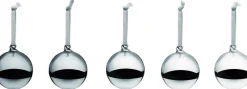 Iittala Figurer & Skulpturer|Juletræspynt<glaskugler 80mm blank 5 dele