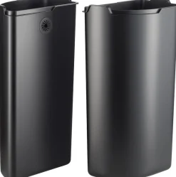 WESCO Skraldespande<Indsats til Multi Collector Affaldssystem (2 stk. mat sort 12L)