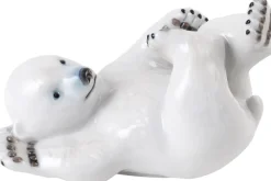 Royal Copenhagen Figurer & Skulpturer<Isbjørneunge, liggende 15 cm