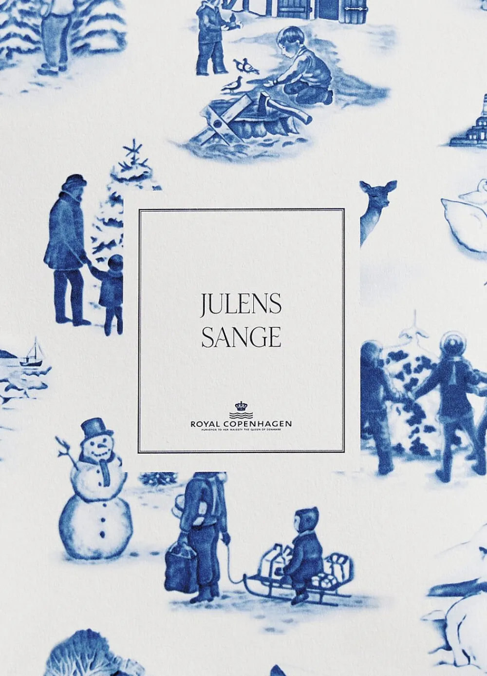 Royal Copenhagen Julepynt|Juletræspynt<Julens Sange, Sanghæfte 4 stk.