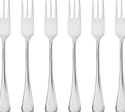 Gense Bestik<Kagegaffel Oxford 16,2 cm 6 stk. Blankt stål