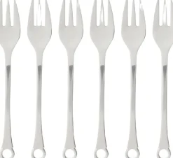 Gense Bestik<Kagegaffel Pantry 16 cm 6 stk. Mat/Blank stål