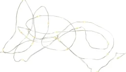 Sirius Lyskæder<Knirke , Clear/Silver , 7,9m+3m