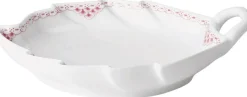 Royal Copenhagen Skåle & Fade<Koral Riflet Blonde Bladformet asiet 23 cm