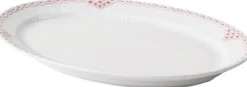 Royal Copenhagen Skåle & Fade<Koral Riflet Blonde Fad ovalt 28 cm