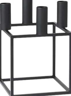 Audo Copenhagen Adventsstager<Kubus 4, Candle Holder, Black