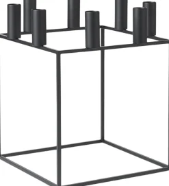 Audo Copenhagen Lys & Lysestager<Kubus 8, Candle Holder, Black