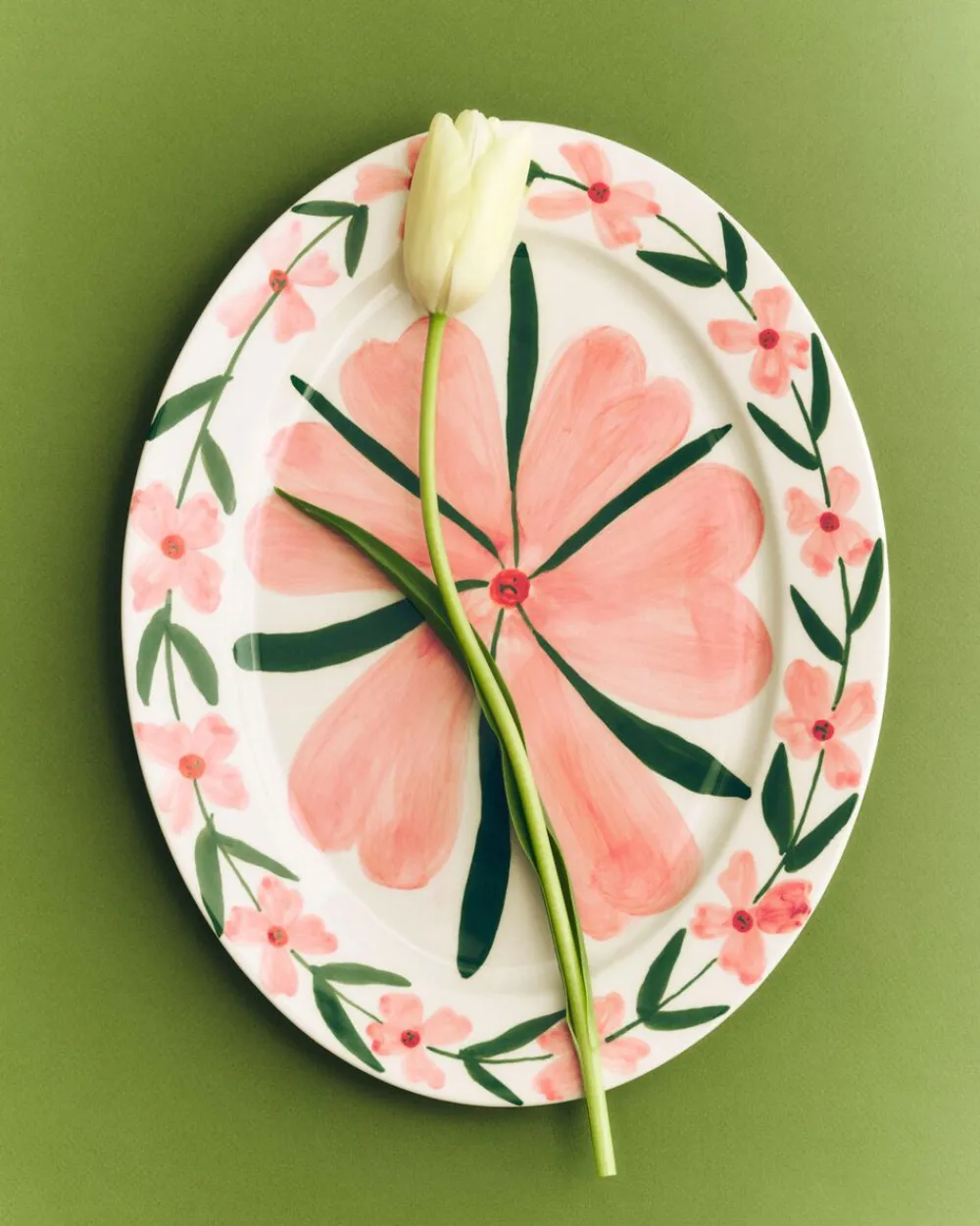 Hay Skåle & Fade<La Pittura Oval Serving Platter - L36,5 - Josephine
