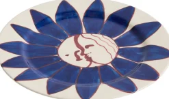 Hay Tallerkener<La Pittura Plate - Ø28,5 - Deep blue flower