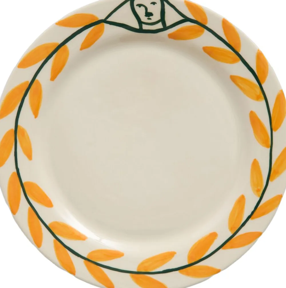 Hay Tallerkener<La Pittura Plate - Ø24 - Golden leaf