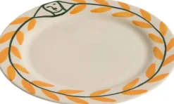 Hay Tallerkener<La Pittura Plate - Ø24 - Golden leaf