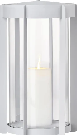 Zone Lanterner<Lanterne Firefly 35 cm Soft Grey Lakeret stål