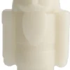 Uyuni Elektriske Julelys<LED candle, Nutcracker, Oyster grey, Smooth, 6x16,5 cm