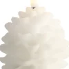 Uyuni Elektriske Julelys<LED candle Pine cone, Nordic White, Smooth, 7x7 cm