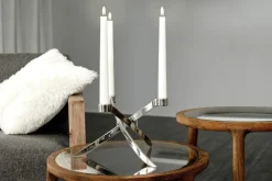 Uyuni Lys & Lysestager|Elektriske Julelys<LED Taper Candle - twin pack - Nordic White - 2,3 x 20 cm