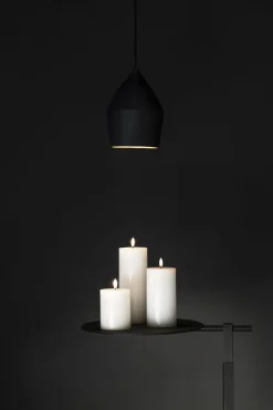 Uyuni Lys & Lysestager|Elektriske Julelys<LED Taper Candle - twin pack - Nordic White - 2,3 x 20 cm