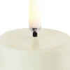 Uyuni Lys & Lysestager|Elektriske Julelys<LED tealight 400~ battery incl. , Ivory wax, Smooth, 4x2,1 cm