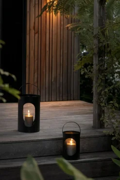 Ekta Living Lanterner<Light house lantern, Medium, Black,16,5x24 cm