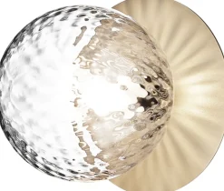 Nuura Væglamper|Loftlamper<Liila 1 Medium IP44, nordic gold / optic clear