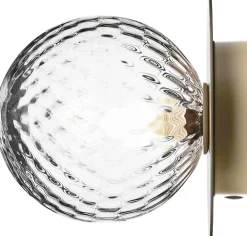 Nuura Væglamper|Loftlamper<Liila 1 Medium IP44, nordic gold / optic clear