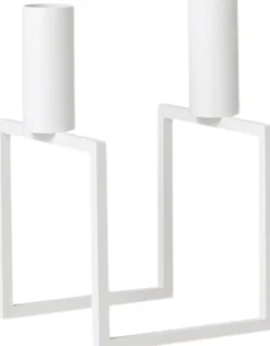 Audo Copenhagen Lys & Lysestager<Line, Candle Holder, White
