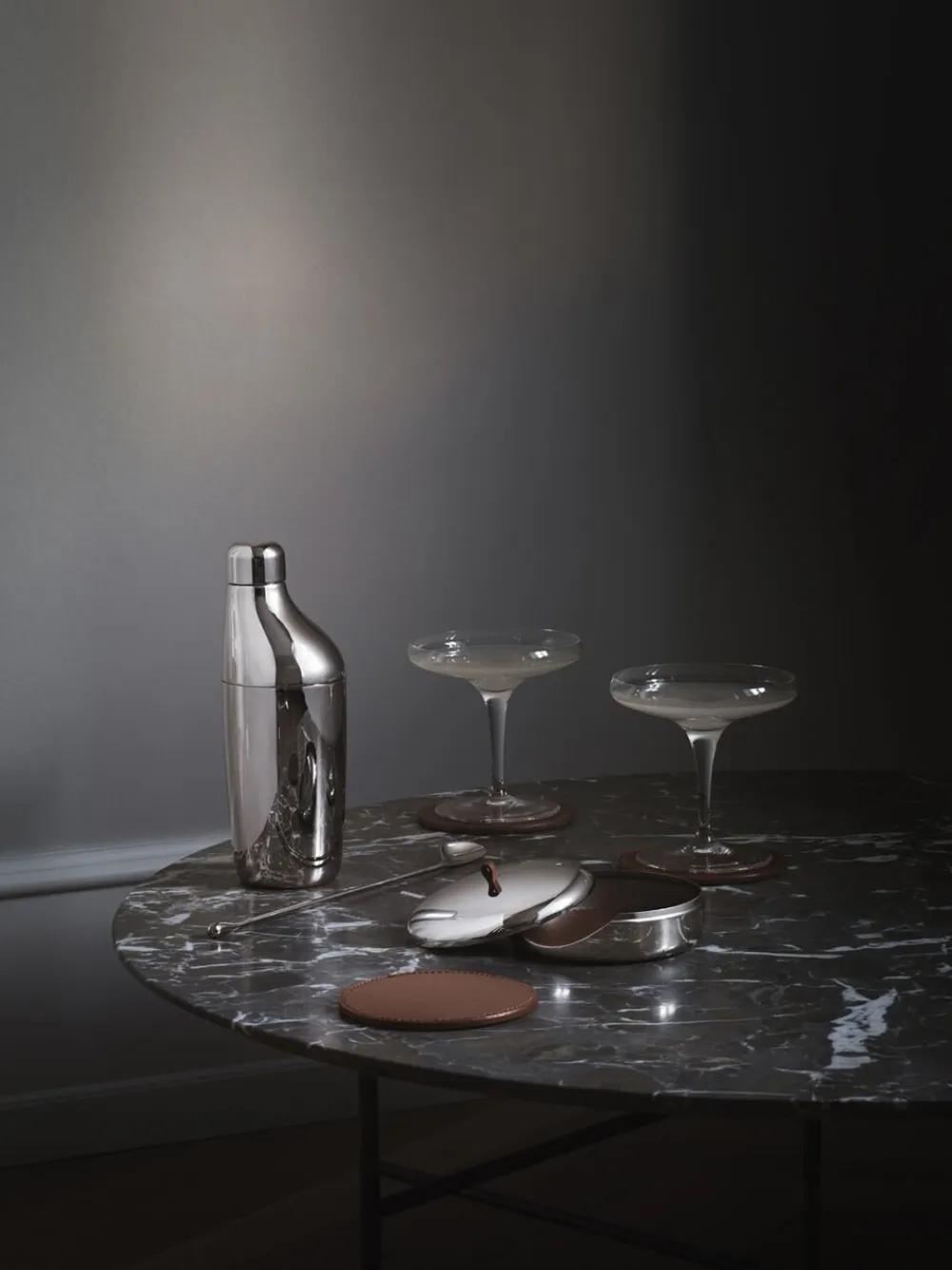 Georg Jensen Tekstiler Til Borddækning<MANHATTAN COASTER 4 PCS