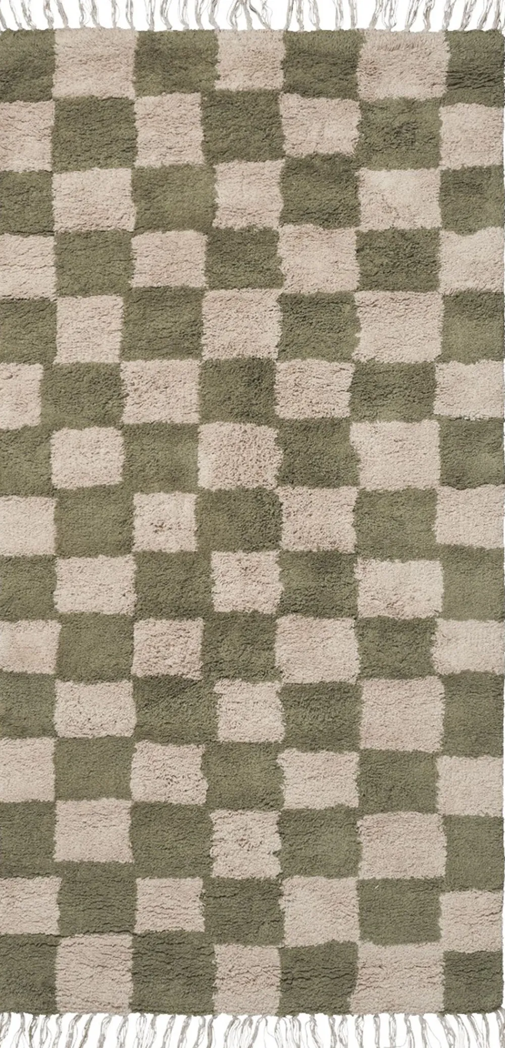 Ferm Living Gulvtæpper<Mara Washable Rug - Elm Green/Warm Sand