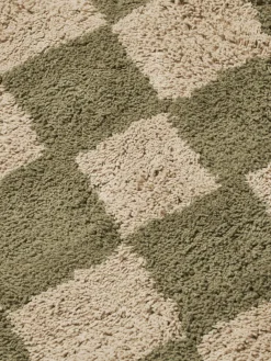 Ferm Living Gulvtæpper<Mara Washable Rug - Elm Green/Warm Sand
