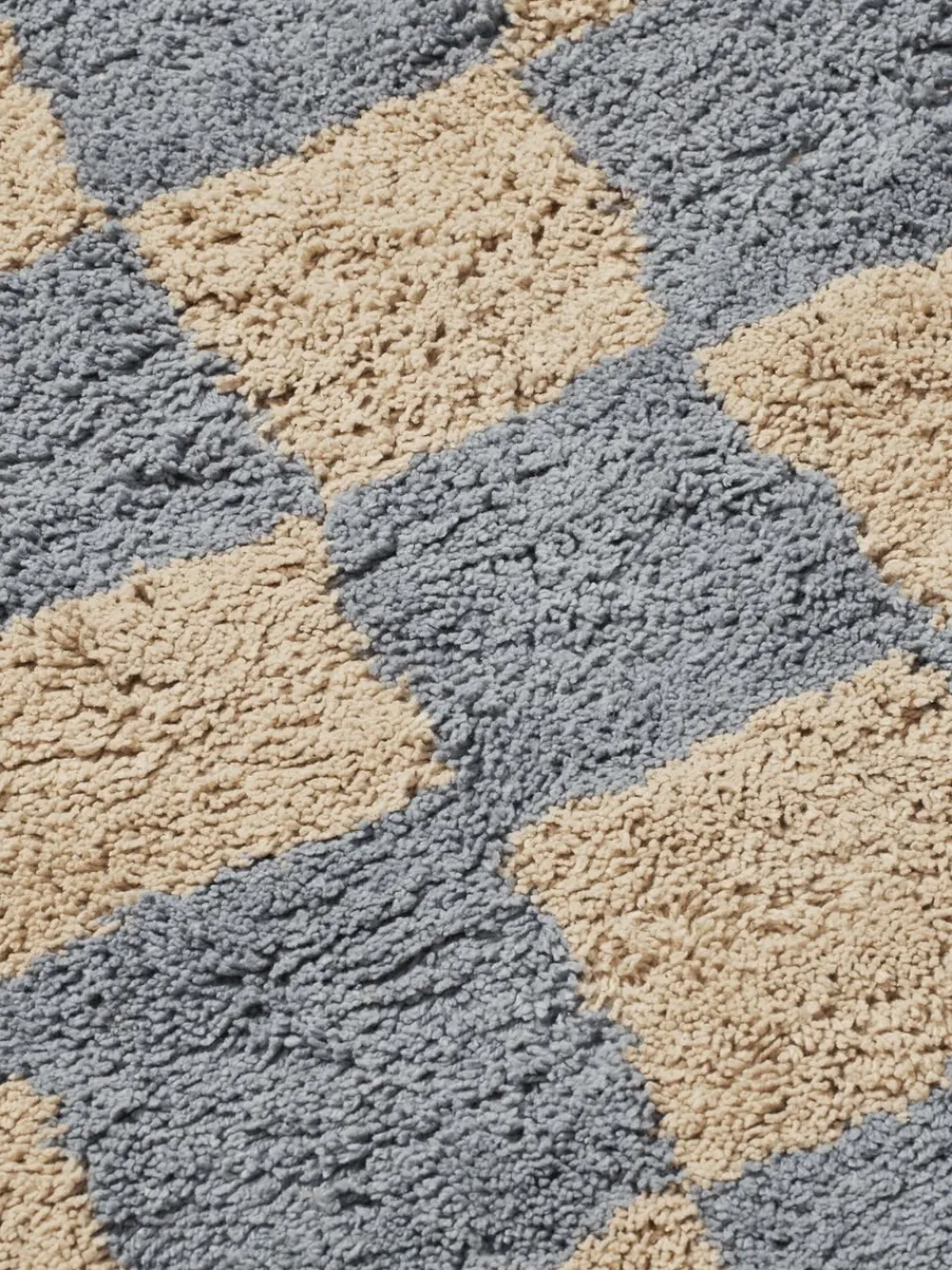Ferm Living Gulvtæpper<Mara Washable Rug - Mist Blue/Warm Sand