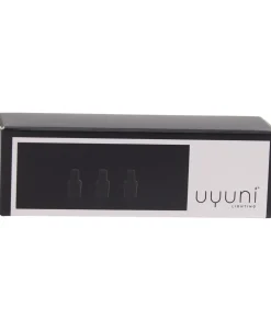 Uyuni Lys & Lysestager<MATRIX Candle Holder - 3pack Connector - Matte Black - 1 x 2