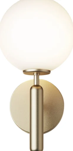 Nuura Væglamper<Miira Wall, brass / opal