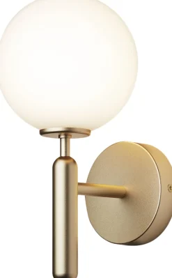 Nuura Væglamper<Miira Wall, brass / opal