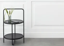 Andersen - Furniture Møbler<Mini tray table Ø36 cm - Black frame
