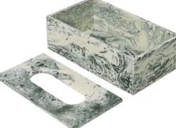 Ferm Living Opbevaring<Mist Tissue Box - Emerald Off-white