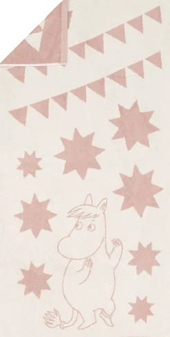 Moomin Arabia Håndklæder<badehåndklæde 70x140, Stjerner pink