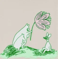 Moomin Arabia Tilbehør Til Bordet<bordskånere sæt 2stk Vildblomst Genanvendt Interiør