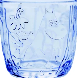 Moomin Arabia Glas<28cl glas 2stk aqua
