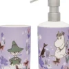 Moomin Arabia Badeværelsestilbehør<Sæbe dispenser & tandbørste holder sæt, Flower