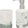 Moomin Arabia Badeværelsestilbehør<Sæbe dispenser & tandbørste holder sæt, Bad