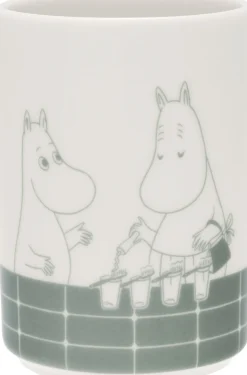 Moomin Arabia Badeværelsestilbehør<tandbørsteholder, badetid