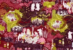 Moomin Arabia Tekstiler Til Borddækning<31x46cm dækkeserviet Festlige Øjeblikke