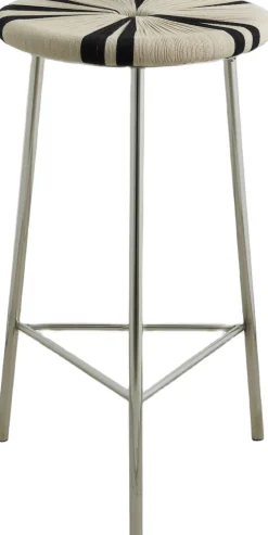 Nordal Møbler<MORICE stool, high - black/ivory