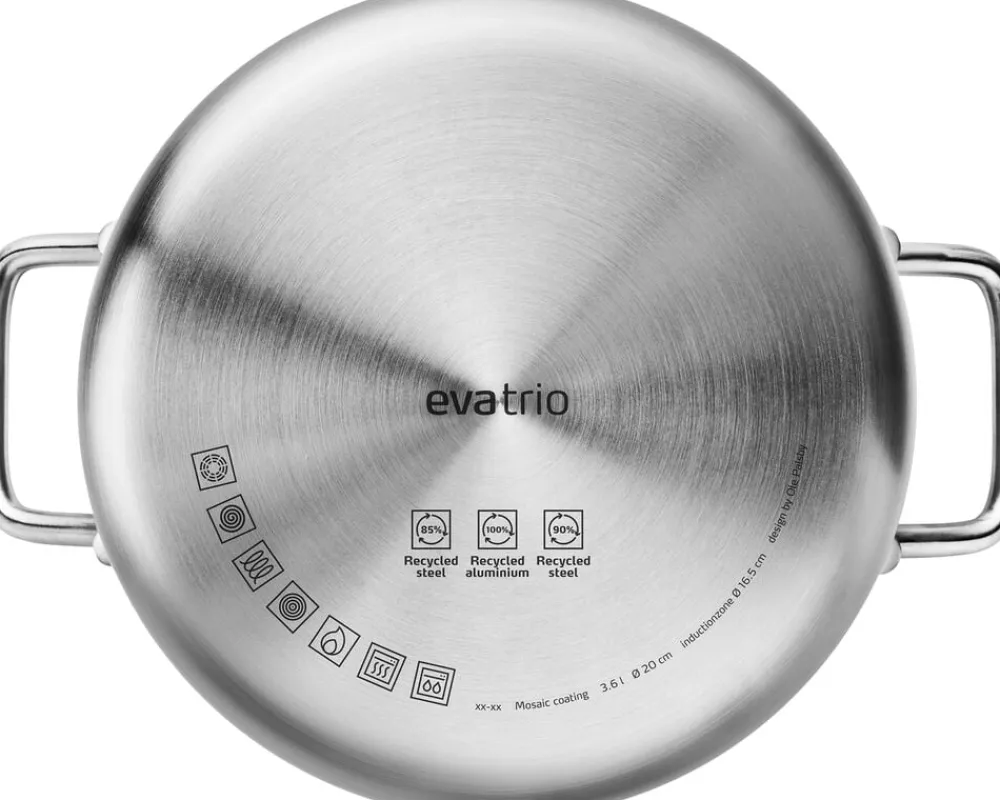 Eva Trio Gryder & Pander<Multi Gryde 3,6 l 20 cm Mosaic keramisk Slip-Let® belægning