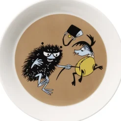 Moomin Arabia Tallerkener<Mumi 19 cm tallerken Stinky i aktion