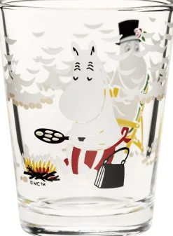 Moomin Arabia Glas<Mumi Drikkeglas 22 cl Sammen