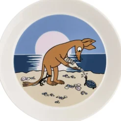 Moomin Arabia Tallerkener<Mumi Tallerken 19cm Sniff Blå