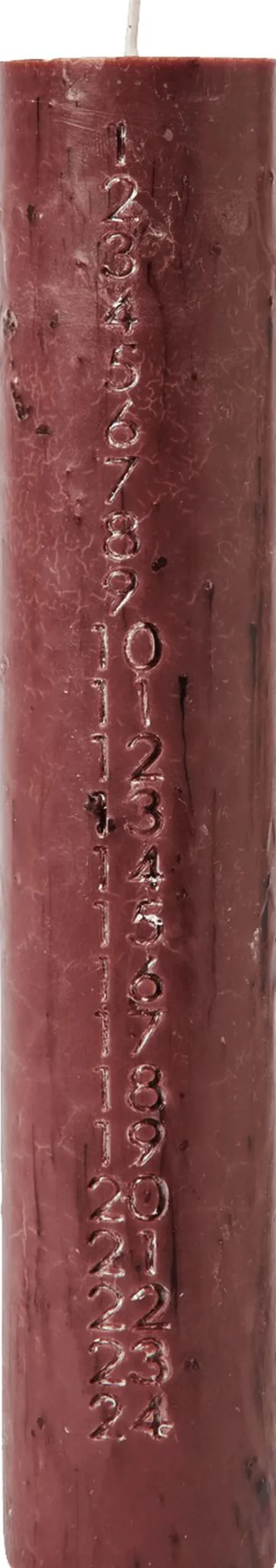 Ferm Living Kalenderlys<Mura Advent Candle - Dark Grape