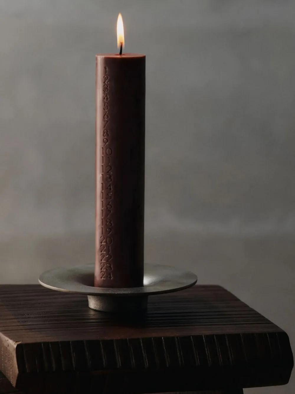 Ferm Living Kalenderlys<Mura Advent Candle - Dark Grape